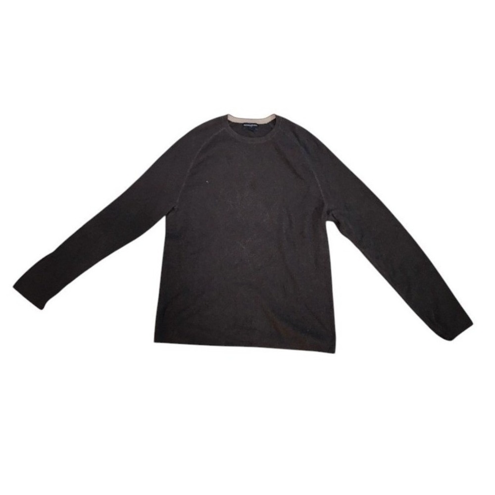 Banana Republic Men's Brown 100% Cotton Crewneck Sweater Size L